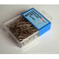 28mm Silver Color Paper Clips Pack in PVC Transparent Box (BJ-1021)